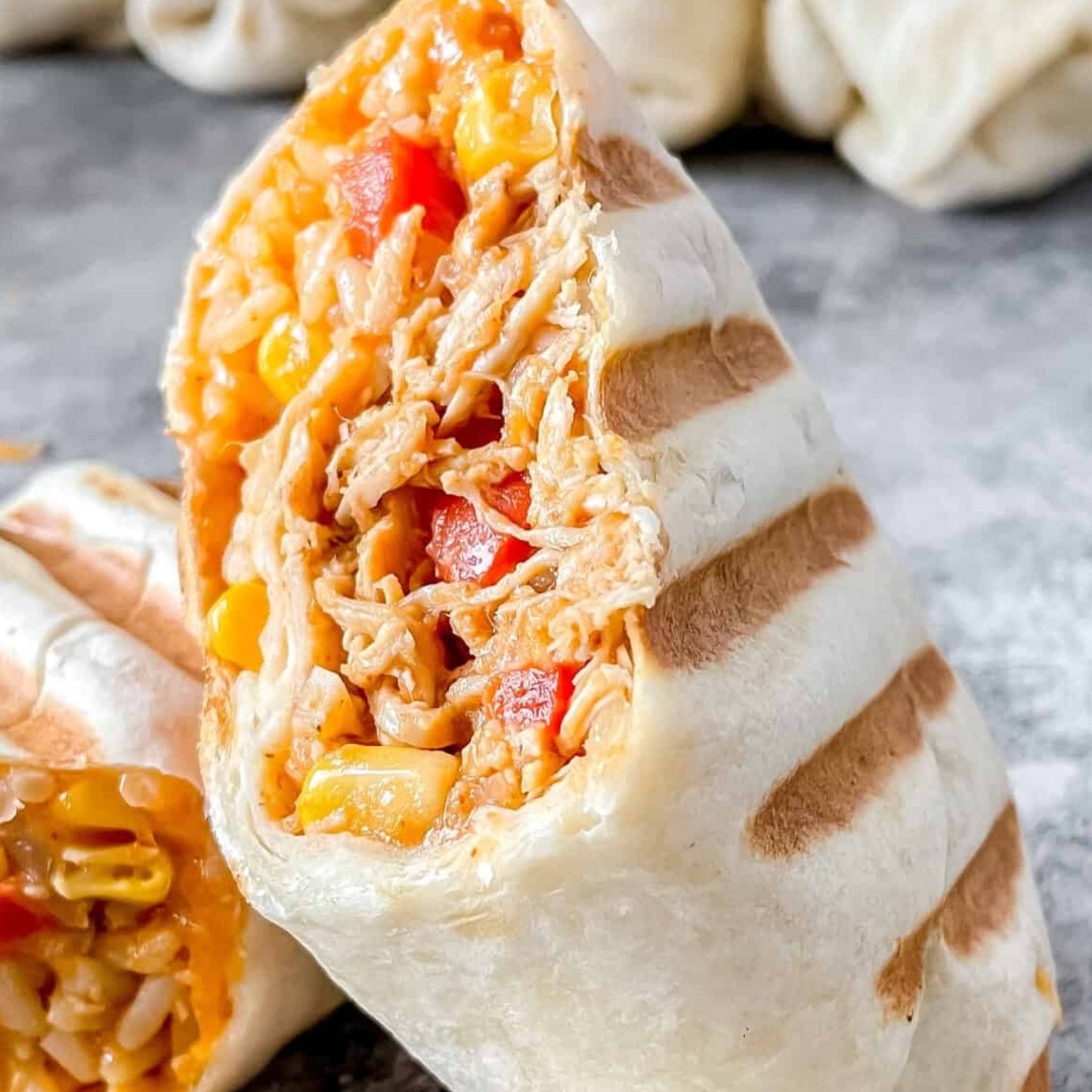 V.) Creamy Chicken Burrito