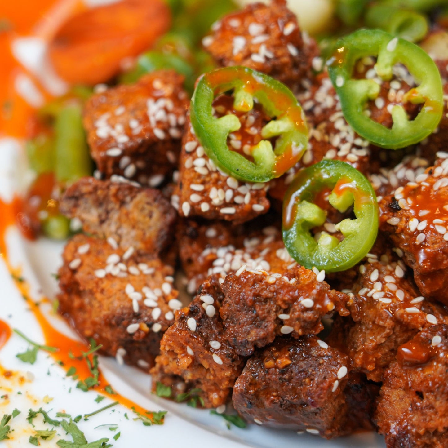 KIOSK - L.) Spicy Burger Bowl