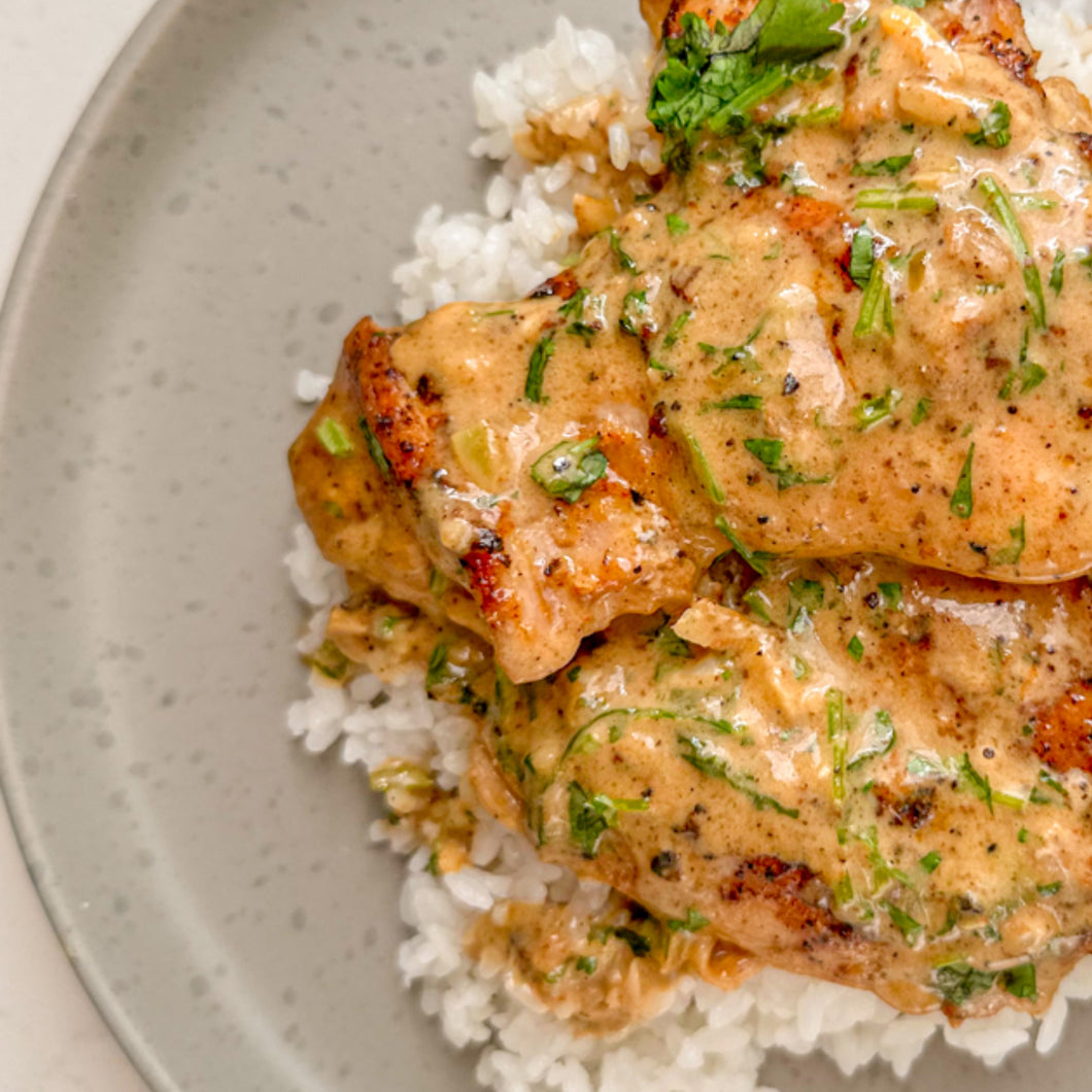 x.) Creamy Garlic Chicken