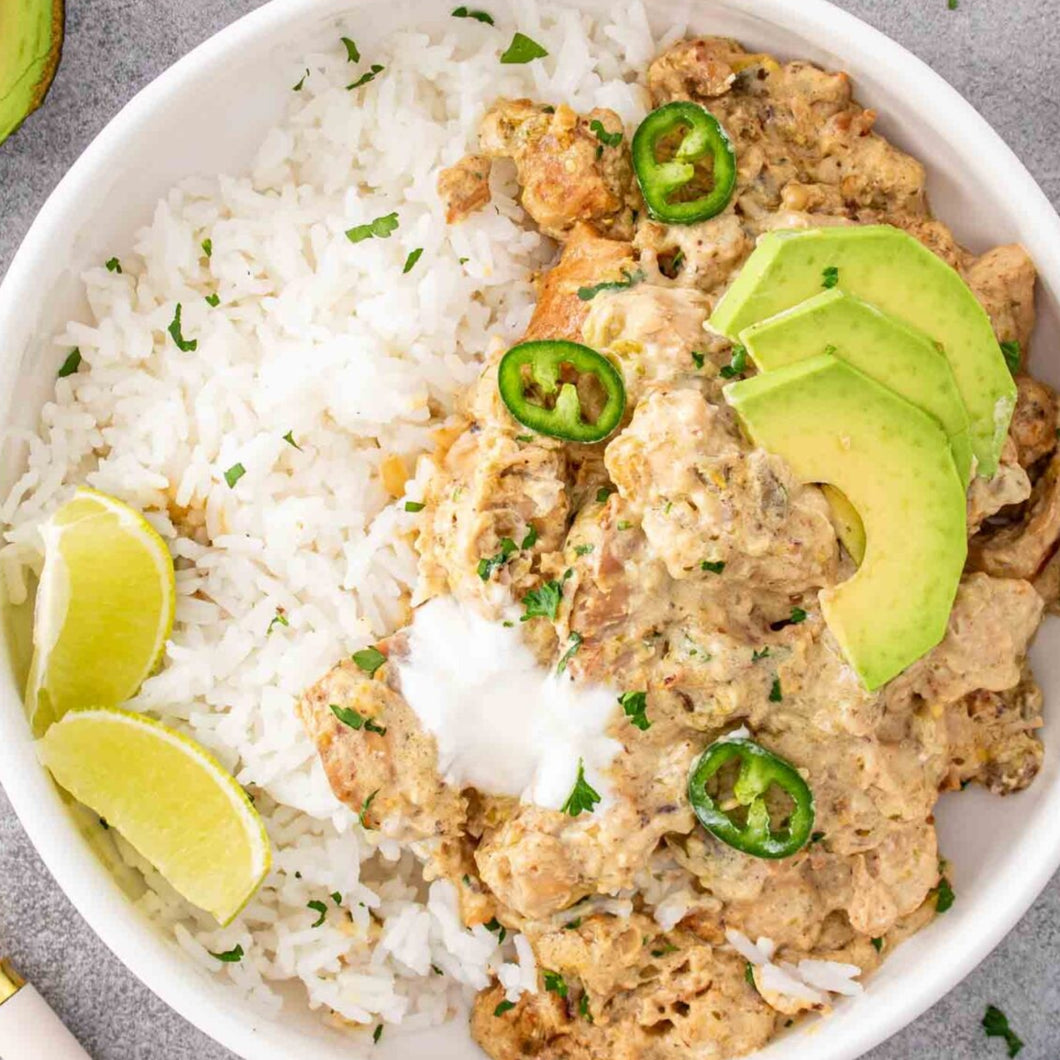 S.) Green Chicken Chili Bowl