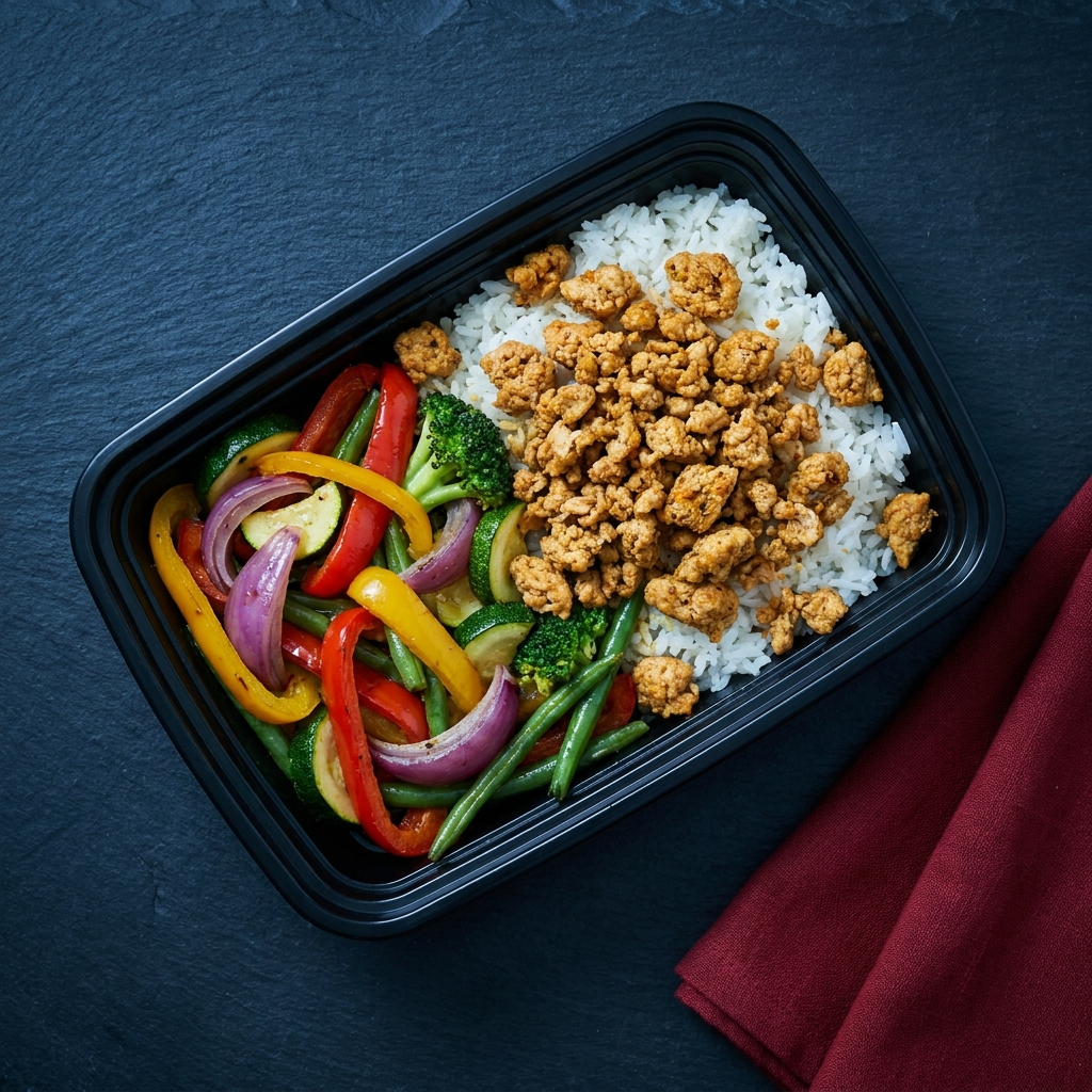 Ground Turkey, Rice, Vegetable